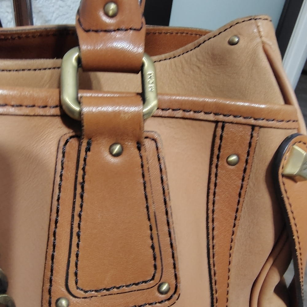 Tan Leather Women's Bag - Picture 8 of 16